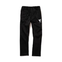 STRETCH TAPERED PANTS / black