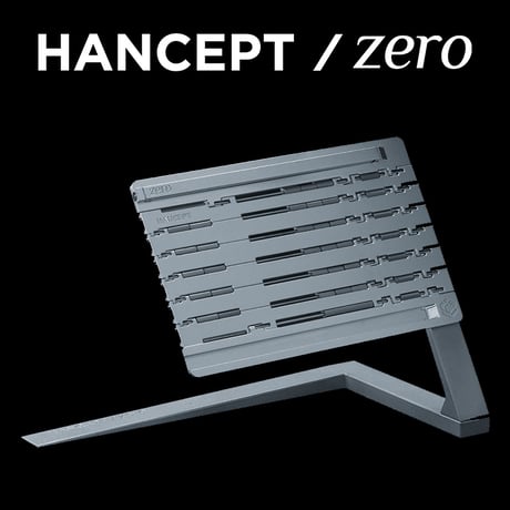 折りたたむカード型ボールペン HANCEPT zero - ハンセプト ゼロ（DELUXE PACKAGE）シルバー