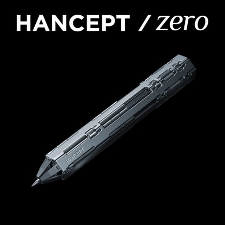折りたたむカード型ボールペン HANCEPT zero - ハンセプト ゼロ（DELUXE PACKAGE）シルバー