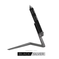 折りたたむカード型ボールペン HANCEPT zero - ハンセプト ゼロ（DELUXE PACKAGE）Black&Silver