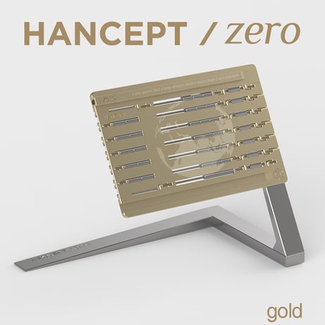 折りたたむカード型ボールペン HANCEPT zero - ハンセプト ゼロ（DELUXE PACKAGE）GOLD