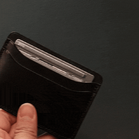 折りたたむカード型ボールペン HANCEPT zero - ハンセプト ゼロ（SLIM PACKAGE）Black&Silver