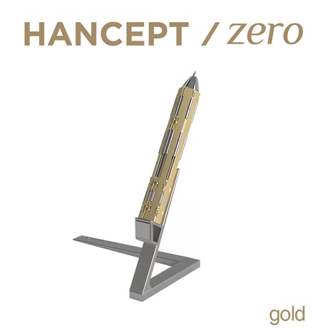 折りたたむカード型ボールペン HANCEPT zero - ハンセプト ゼロ（DELUXE PACKAGE）GOLD