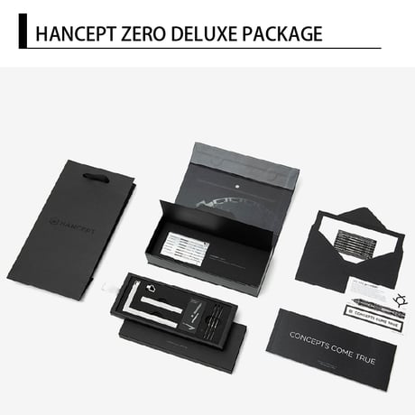 折りたたむカード型ボールペン HANCEPT zero - ハンセプト ゼロ（DELUXE PACKAGE）GOLD