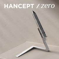 折りたたむカード型ボールペン HANCEPT zero - ハンセプト ゼロ（DELUXE PACKAGE）シルバー