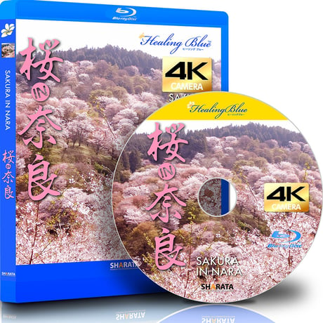 4Kカメラ映像【Healing Blueヒーリングブルー】桜in奈良 SAKURA in NARA