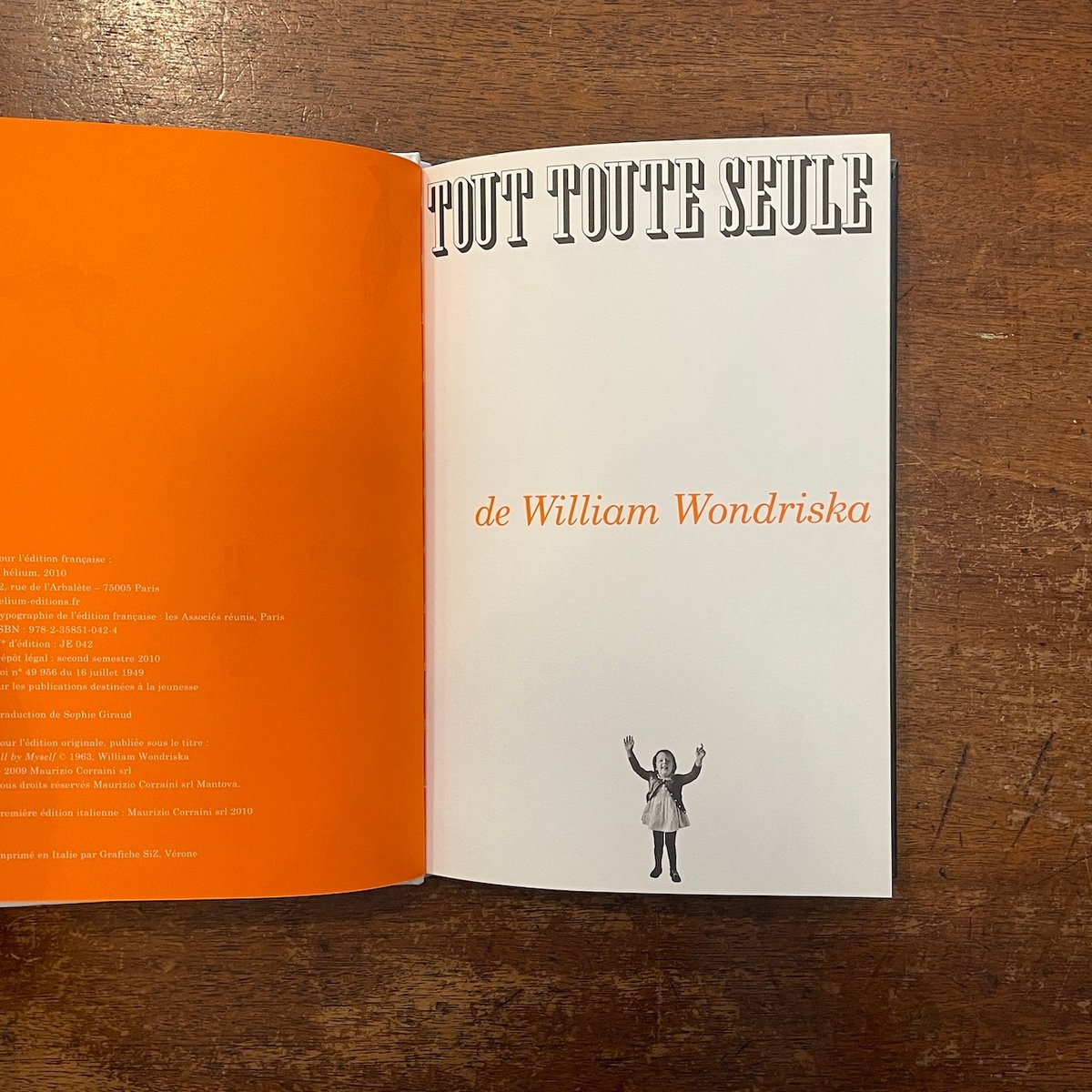 TOUT TOUTE SEULE」William Wondriska（ウィリアム・ワンドリス