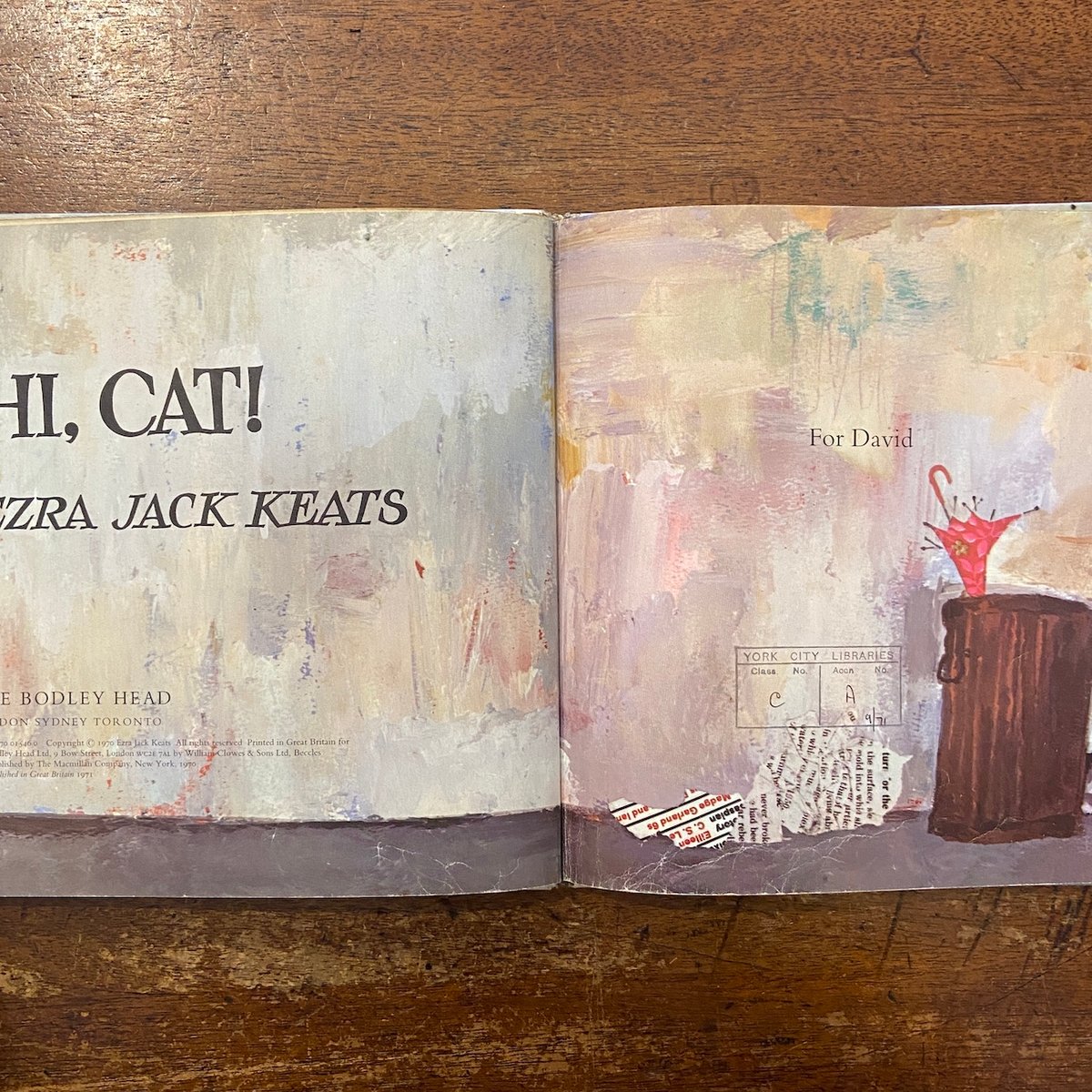 Hi, Cat！」Ezra Jack Keats（エズラ・ジャック・キーツ） | Frobe