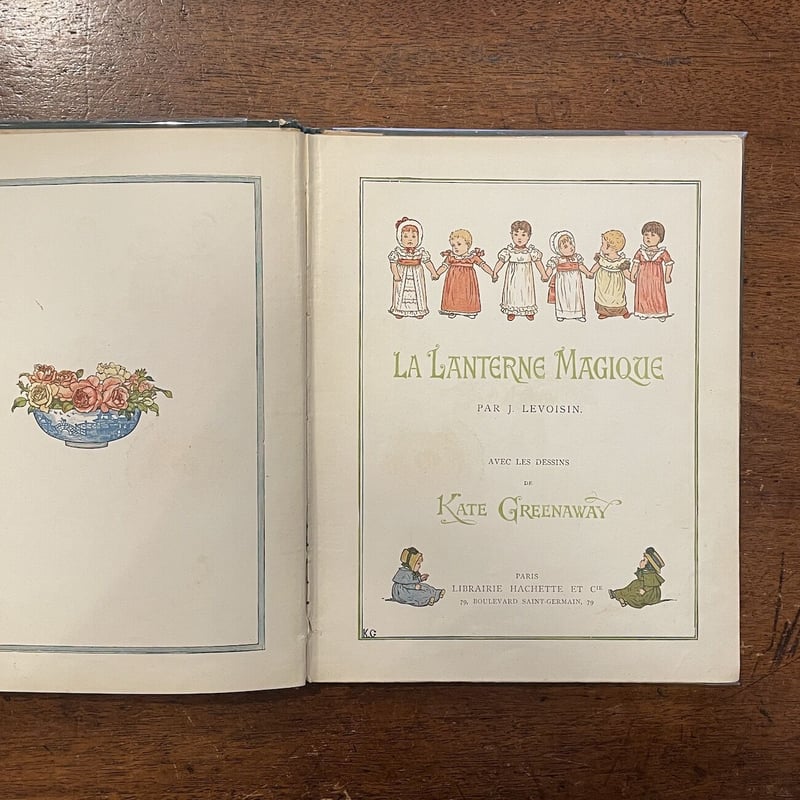 1885年に出版された ケイト・グリーナウェイの 多色版画で製作された