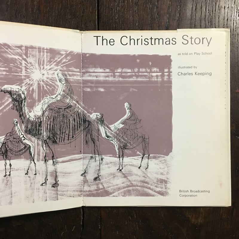 THE CHRISTMAS STORY（1968年初版）」Charles Keeping（チ 