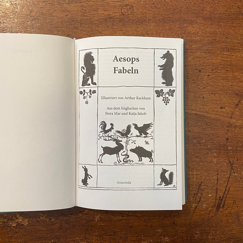 AESOPS FABELN」Arthur Rackham（アーサー・ラッカム） | Frob