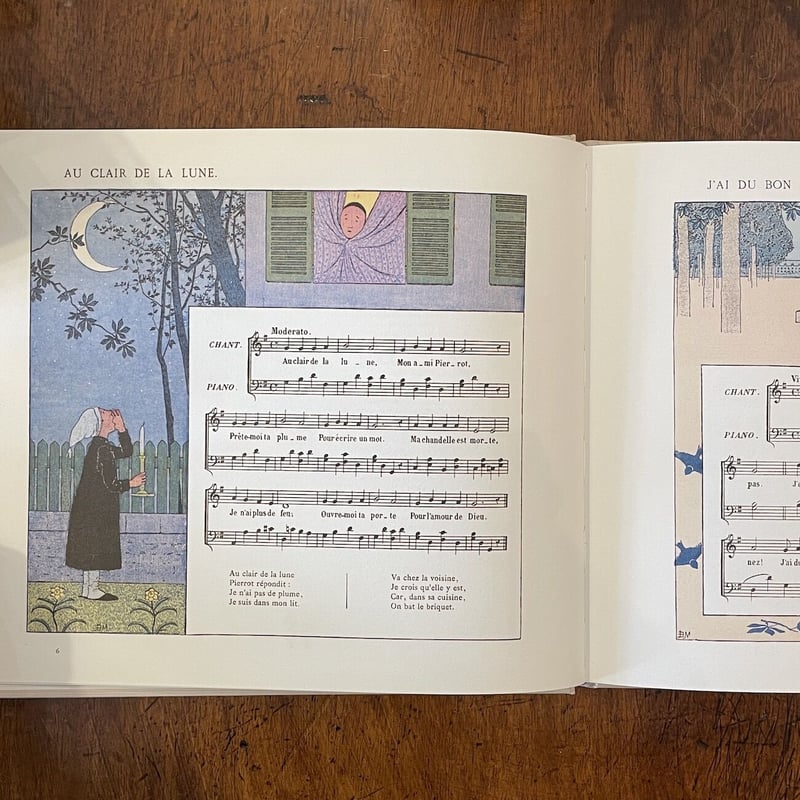 VIEILLES CHANSONS ET RONDES」M. B. de Monvel（ブー
