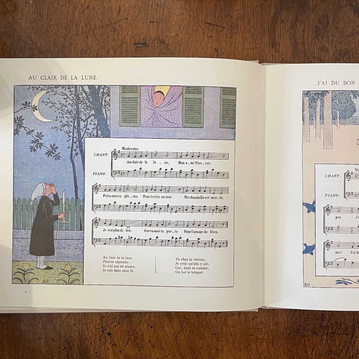 VIEILLES CHANSONS ET RONDES」M. B. de Monvel（ブー