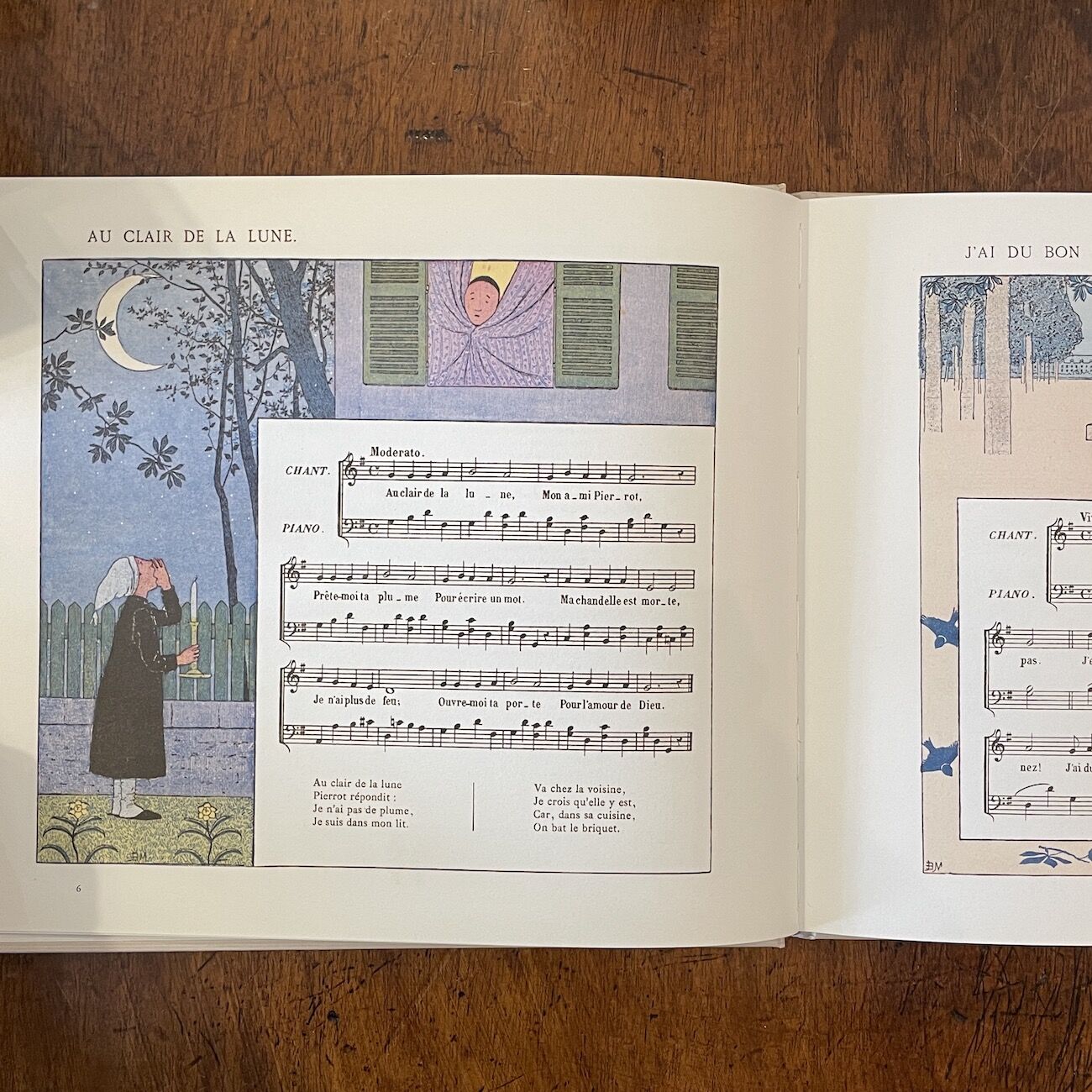 VIEILLES CHANSONS ET RONDES」M. B. de Monvel（ブー