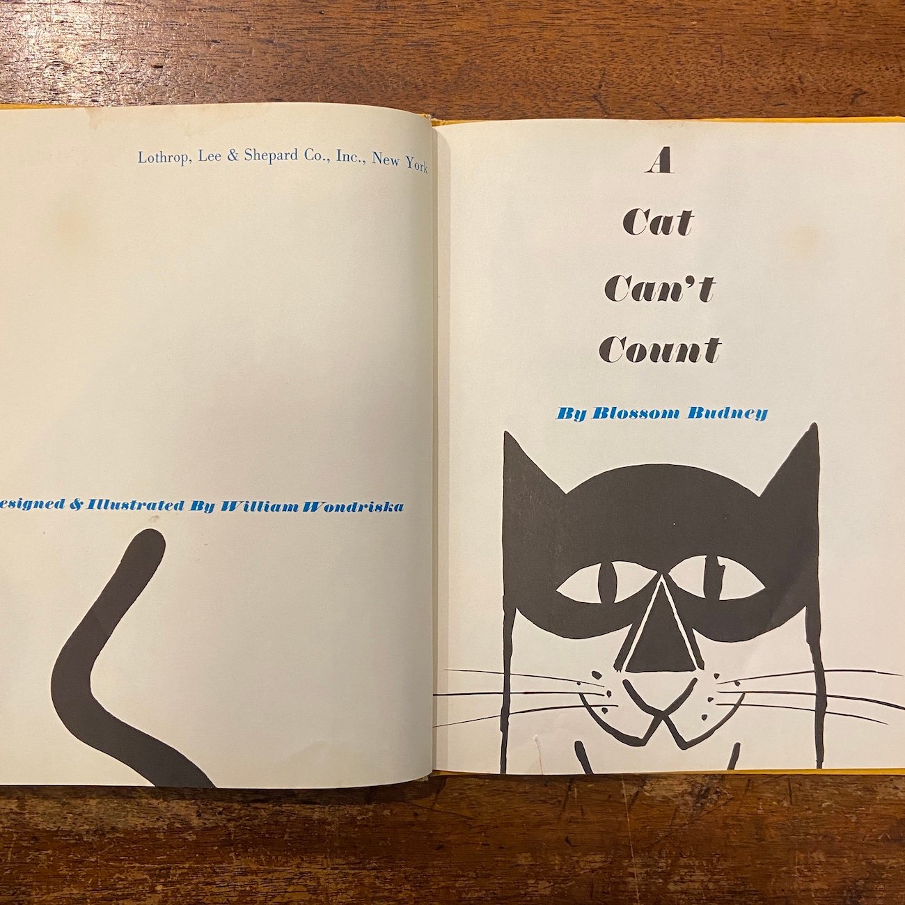 A Cat Can't Count」Blossom Budney William Wondr