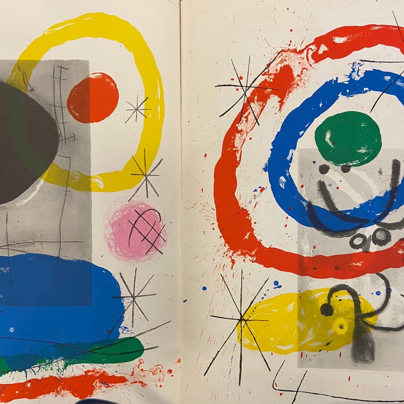 DERRIERE LE MIROIR No.151-152（リトグラフ）」Joan Miro