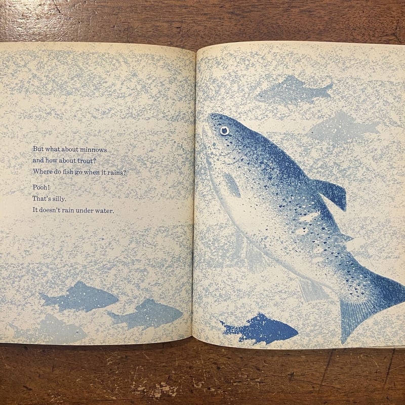 Where dose the butterfly go when it rains」May