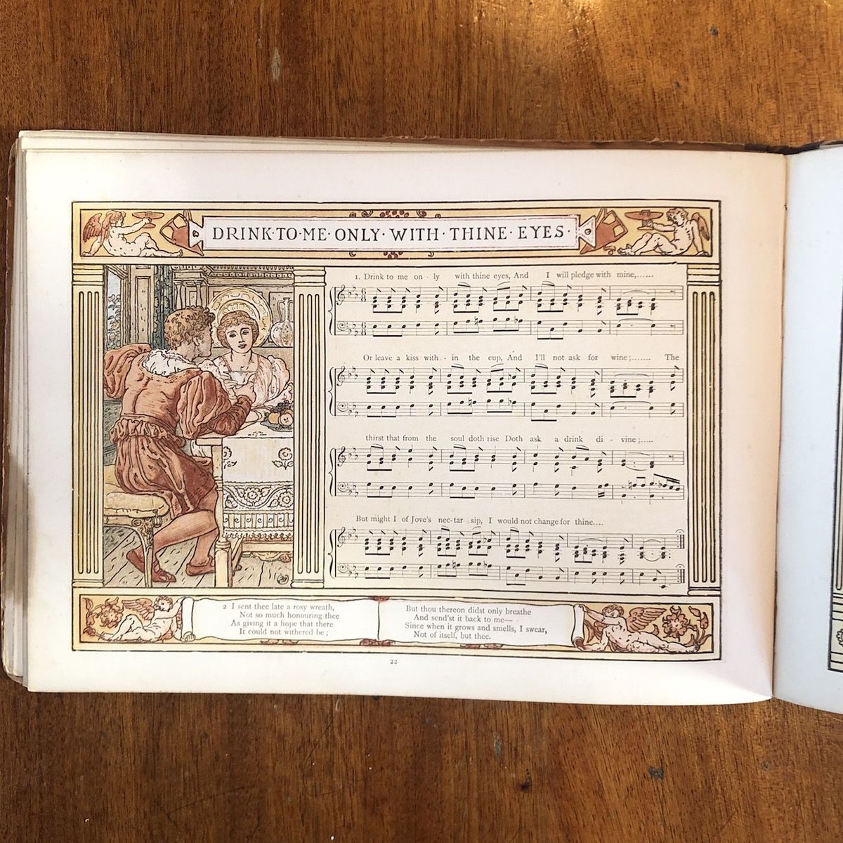 PANPIPES(1883年/多色木版)」Walter Crane(ウォルター PANPIPES(1883年/多色木版)」Walter Crane(ウォルター