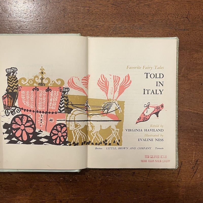 Favorite Fairy Tales TOLD IN ITALY（1965年初版）」Ev