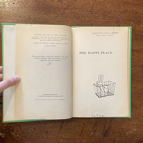 「The Happy Place（1952年初版）」Ludwig Bemelmans（ルドウィッヒ・ベーメルマンス）