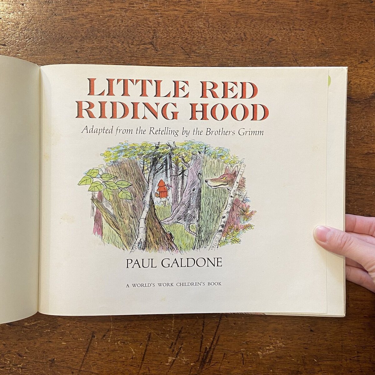 Little Red Riding Hood（赤ずきん）」Paul Galdone（ポール・