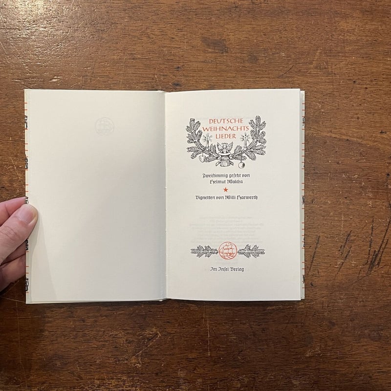 Deutsche Weihnachtslieder（「クリスマスの歌集」インゼル文庫 No.