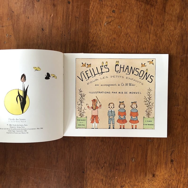 Vieilles chansons et rondes」M. B. de Monvel（ブー
