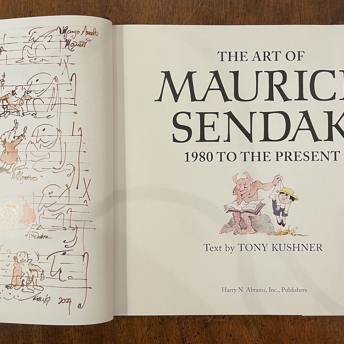 エミコページ　1819、1865 THE ART OF MAURICE SENDAK 1980 TO PRESENT」Tony