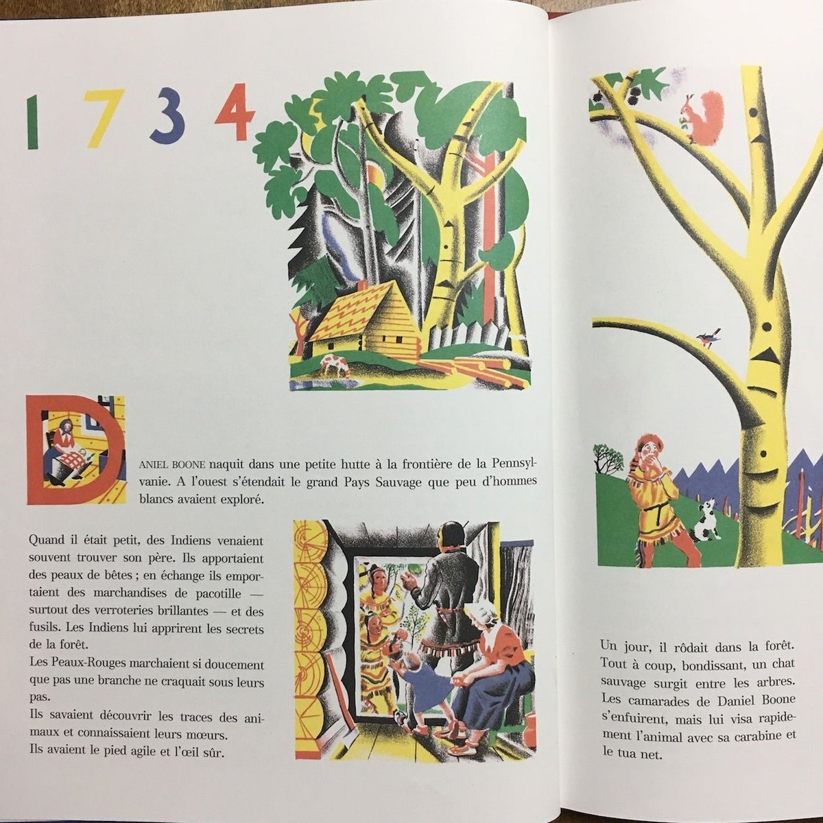 DANIEL BOONE」Feodor Rojankovsky（フェードル・ロジャンコフスキ