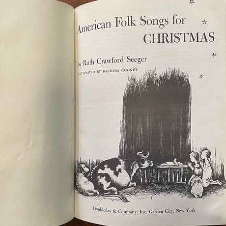 「American Folk Songs for Christmas」Ruth Crawford Seeger　Barbara Cooney（バーバラ・クーニー）