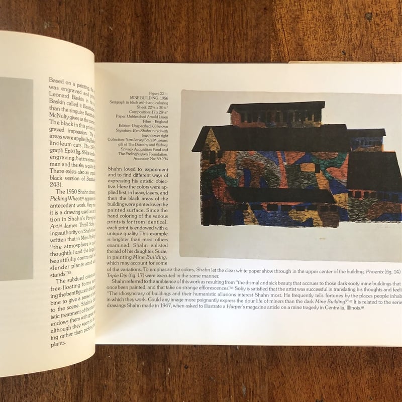 THE COMPLETE GRAPHIC WORKS OF BEN SHAHN」Kennet