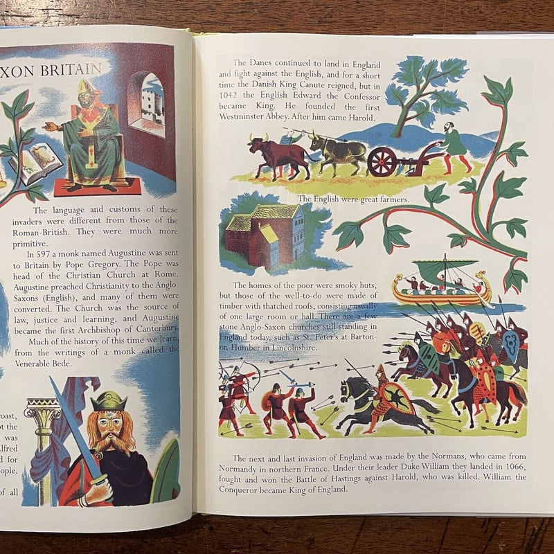 A PICTURE HISTORY OF BRITAIN（1946年2刷／リトグラフ印刷）」