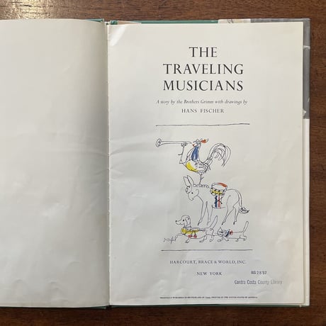 「THE TRAVELING MUSICIANS」Hans Fischer（ハンス・フィッシャー）