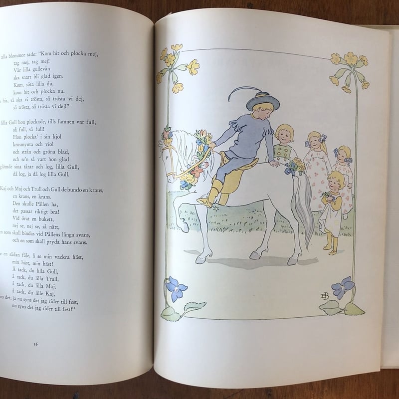 Blommornas bok（1962年版）」Jeanna Oterdahl Elsa Be