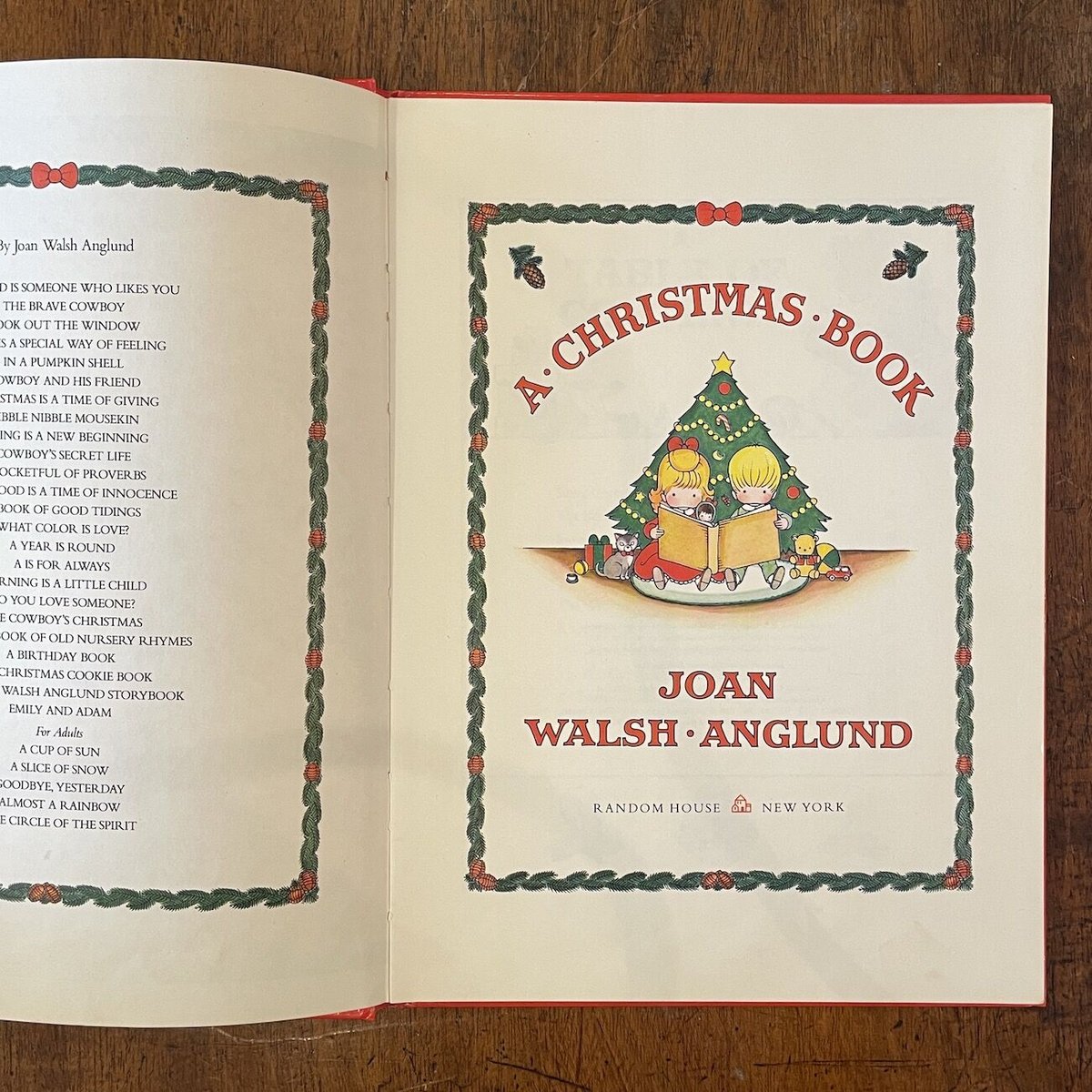 A CHRISTMAS BOOK」Joan Walsh Anglund(ジョーン・ウォルシュ A CHRISTMAS BOOK」Joan Walsh Anglund(ジョーン・ウォルシュ
