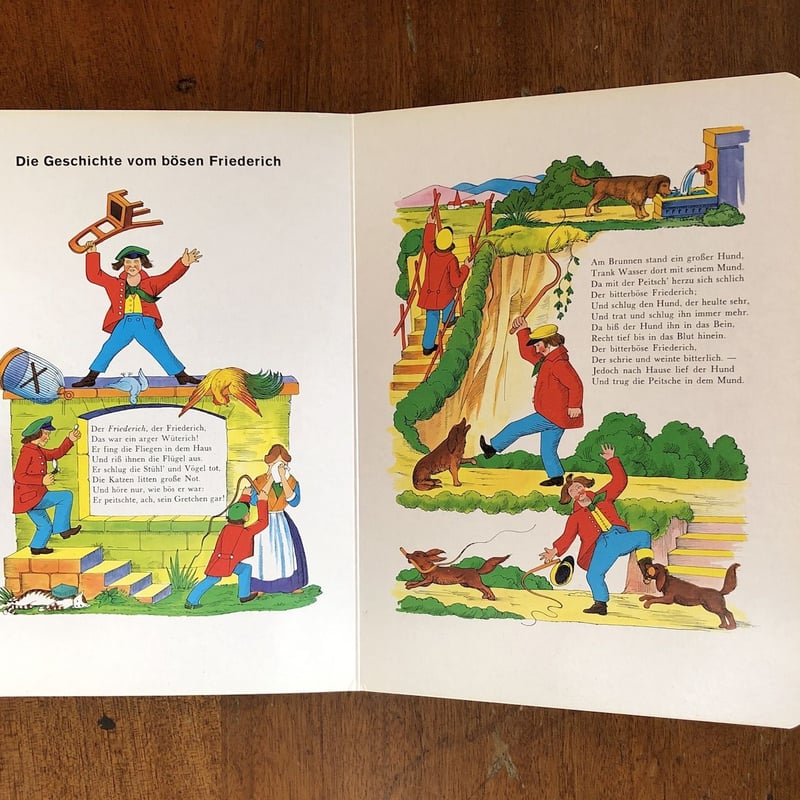 DER STRUWWELPETER（ボードブックタイプ）」Heinrich Hoffmann