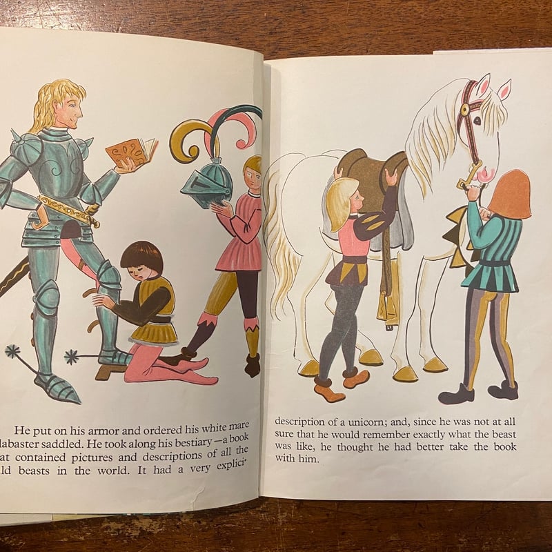 SIR ADDLEPATE AND THE UNICORN（1971年初版）」Dahlov