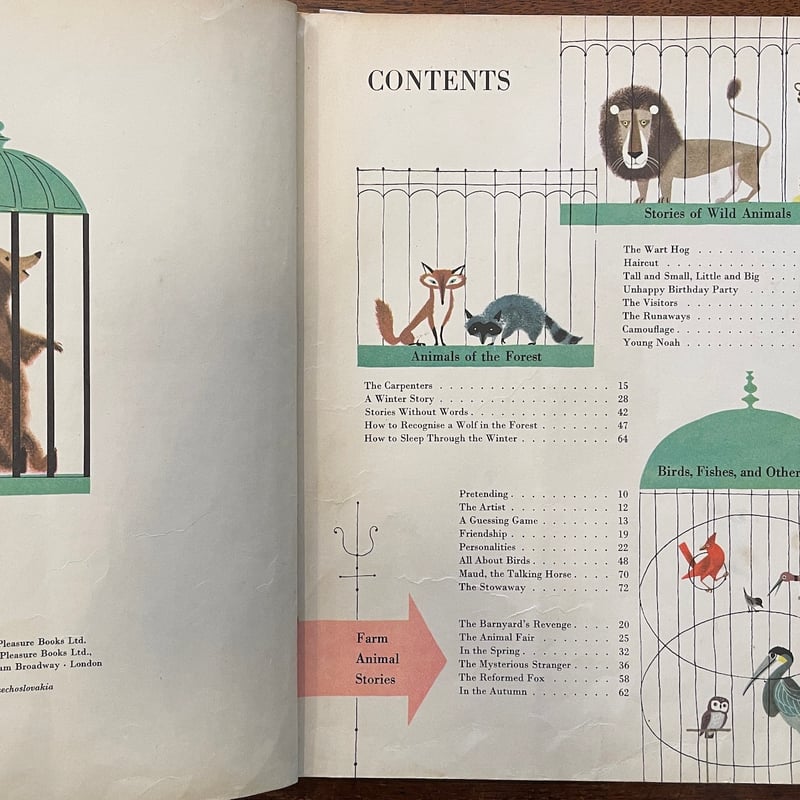 チェコ　ヴィンテージ絵本　ANIMAL FAIRY STORIES チェコ ヴィンテージ絵本 ANIMAL FAIRY STORIES チェコ