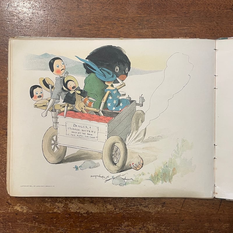 絵本・児童書 The Golliwogg's 'Auto-Go-Cart' THE GOLLIWOGG'S 