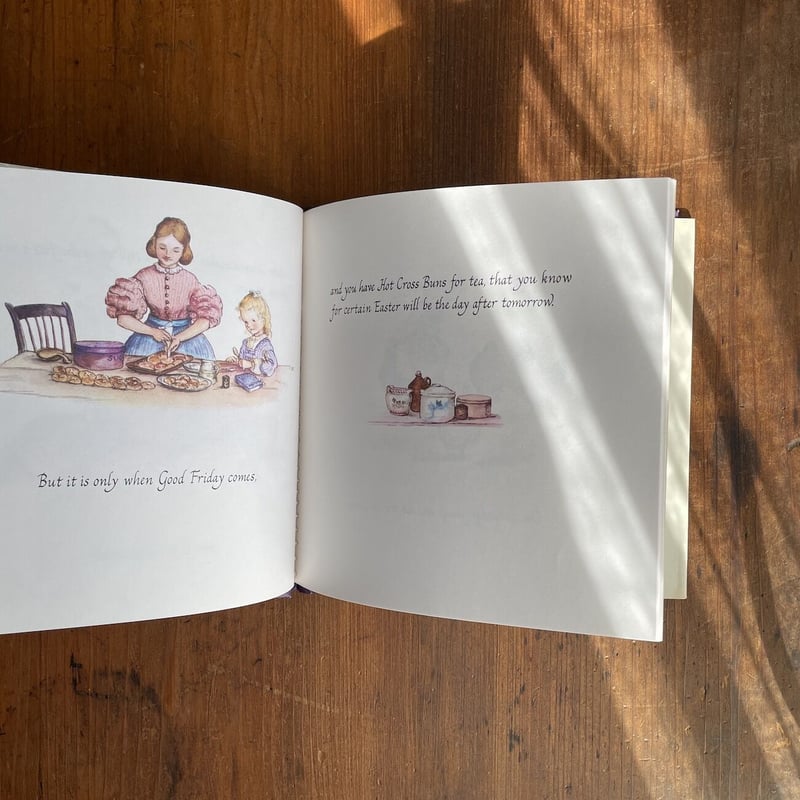 ターシャ テューダー　直筆サイン入り　イラスト　額装　にわとりと女の子 ターシャ テューダー 直筆サイン入り イラスト 額装 にわとりと女の子