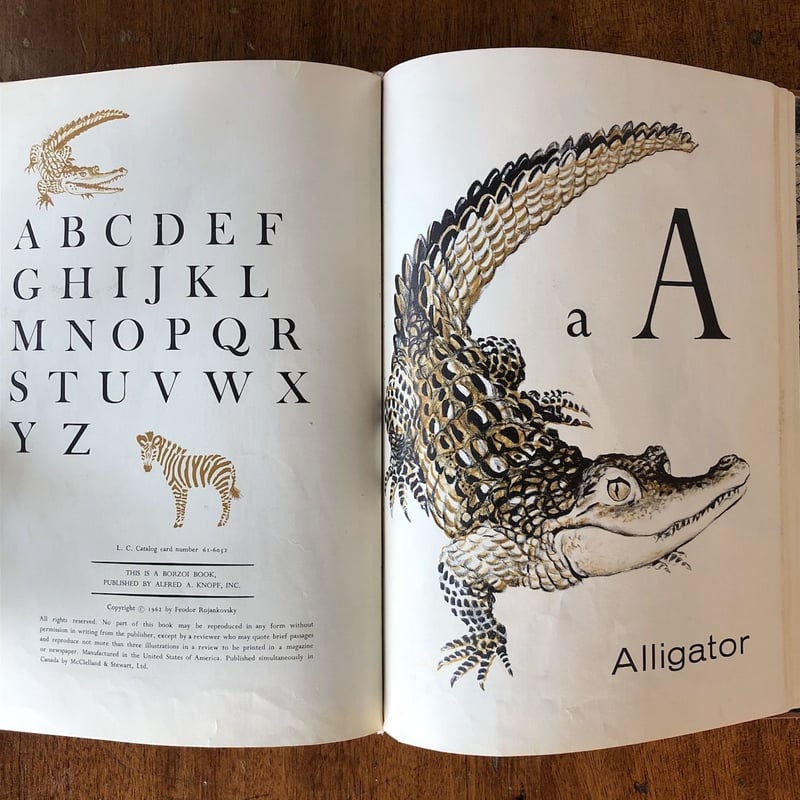 ロジァンコフスキー絵本ー「WILD  ANMALS  AT 」1935年 ロジァンコフスキー絵本ー「WILD ANMALS AT 」1935年 THE GREAT