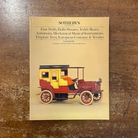 「SOTHEBY'S CATALOGUE：Fine Dolls, Doll Houses, Teddy Bears,〜／London THURSDAY 19TH MAY 1988」