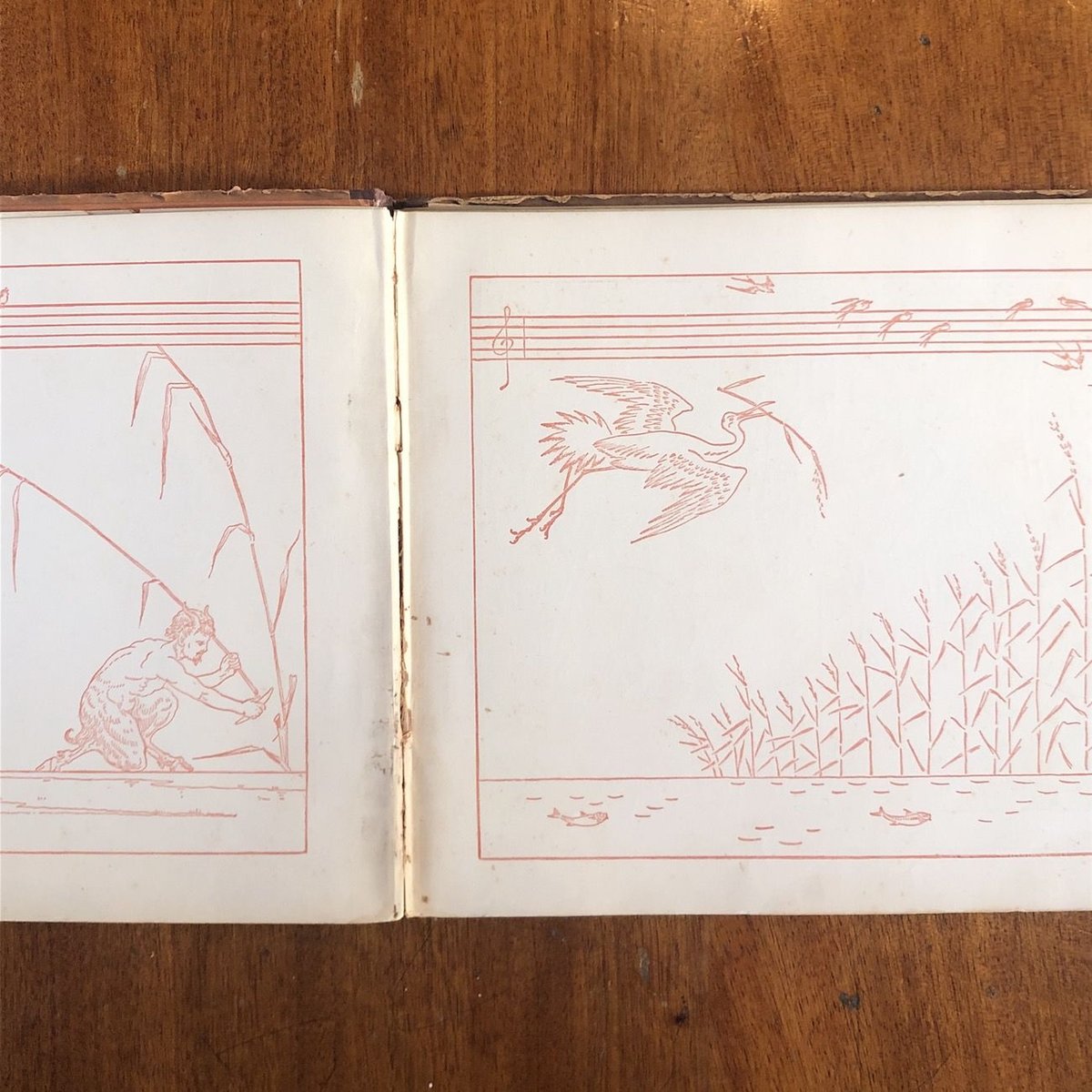 PANPIPES(1883年/多色木版)」Walter Crane(ウォルター PANPIPES(1883年/多色木版)」Walter Crane(ウォルター