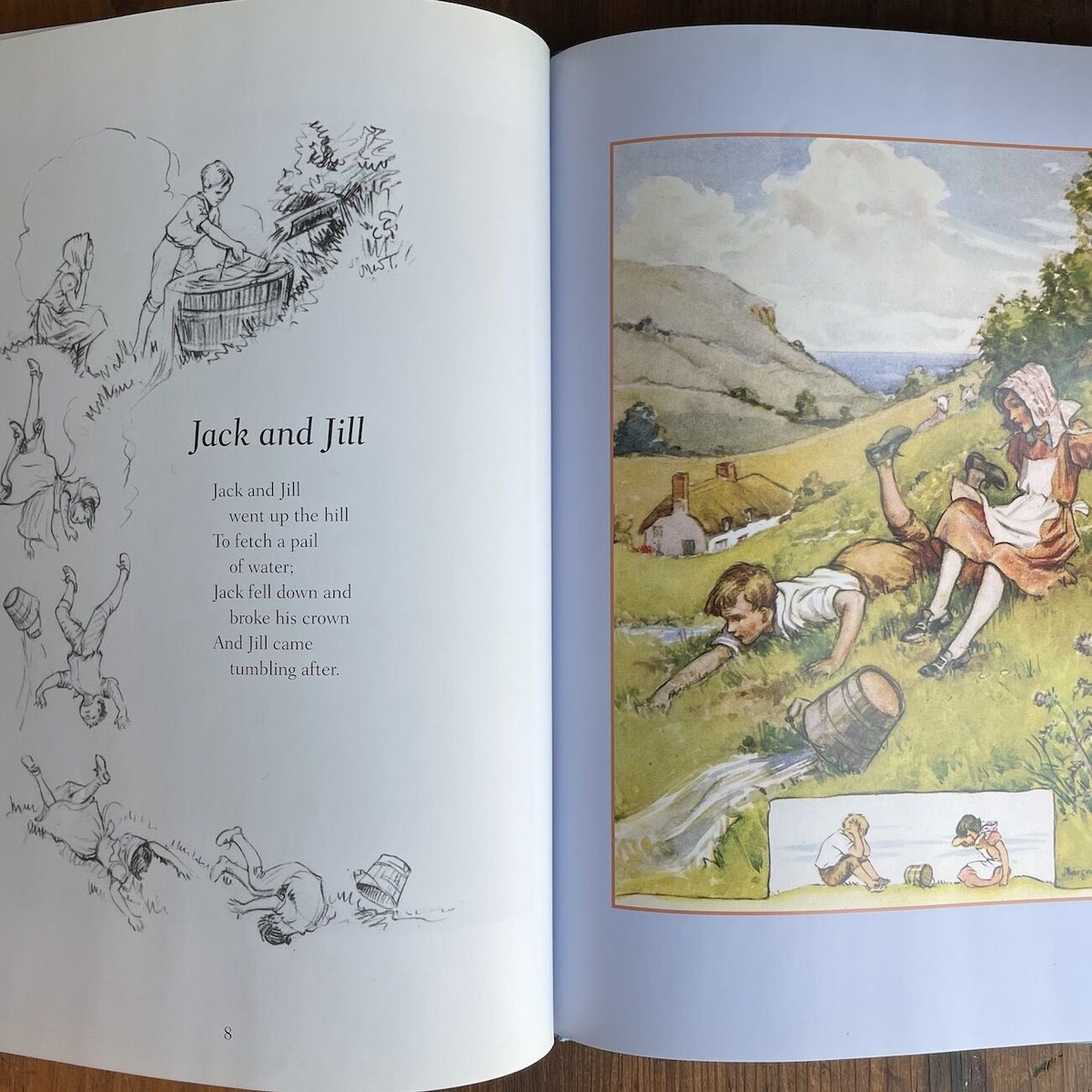 No234 アンティーク 古書 洋書 絵本 児童書 詩 マーガレット・タラント NURSERY RHYMES」Margaret Tarrant（マーガレット・タラント） |