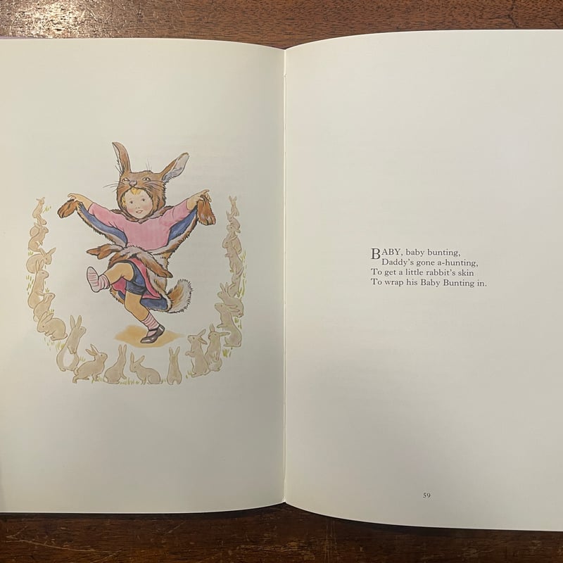 No234 アンティーク 古書 洋書 絵本 児童書 詩 マーガレット・タラント Nursery Rhymes」Margaret Tarrant（マーガレット・タラント） |