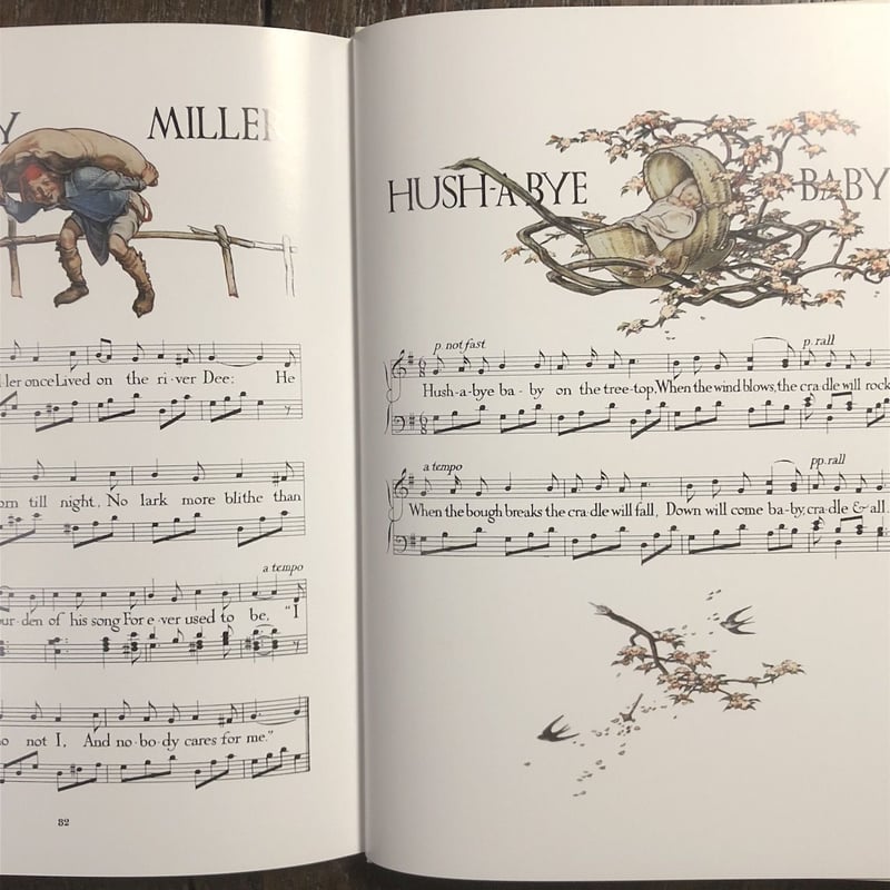 アンティーク楽譜「Nursery Songs」 THIRTY OLD-TIME NURSERY SONGS（なつかしいわらべうた30篇 オー