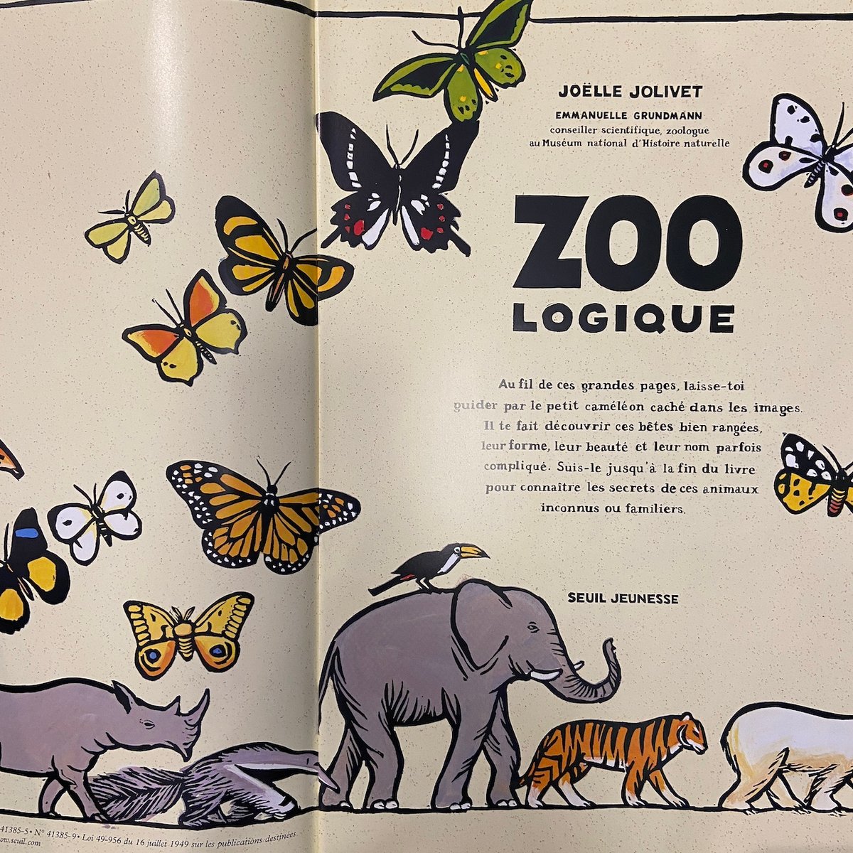 絵本　フランス語版　Zoo logique ZOO LOGIQUE」Joelle Jolivet（ジョエル・ジョリヴェ） | Frobe