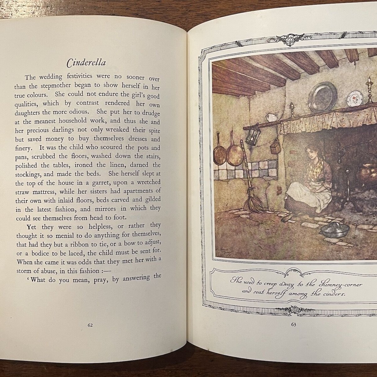 エドマンド・デュラック 画「The Sleeping Beauty」Calla版 THE SLEEPING BEAUTY AND OTHER FAIRY TALES」Edmu