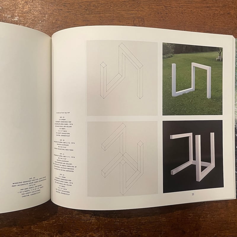 Incomplete Open Cubes」Sol LeWitt | Frobergue