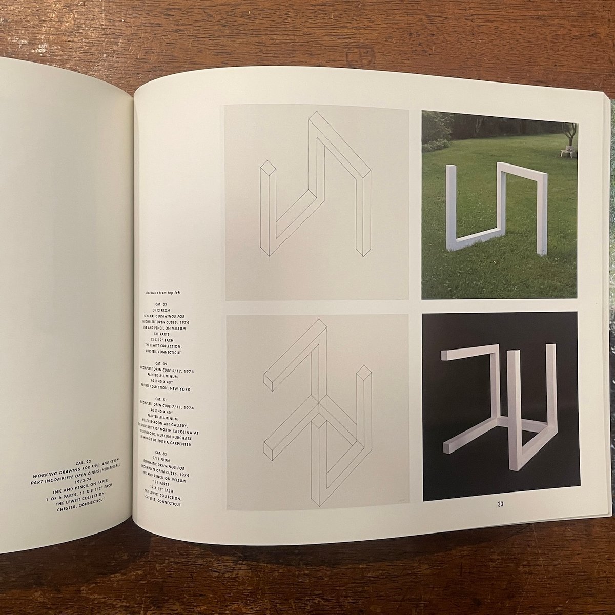 希少）ソル・ルウィット Incomplete Open Cubes の初版本。 Sol LeWitt - Incomplete Open Cubes - The Metropolitan Museum